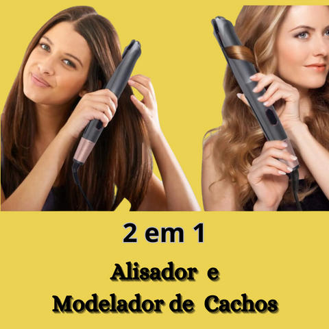 Escova Modeladora 2 em 1 - Click Já