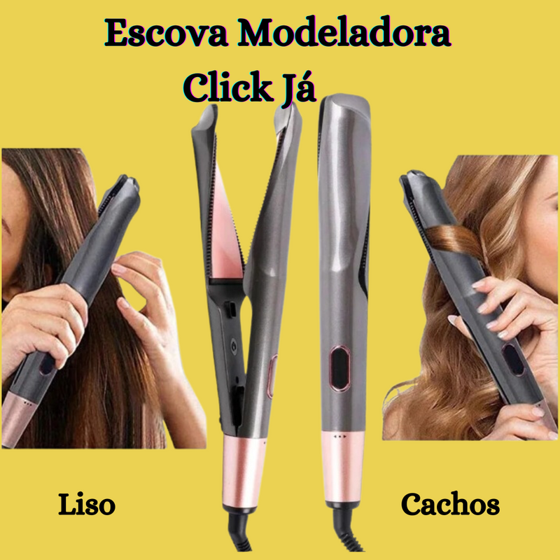 Escova Modeladora 2 em 1 - Click Já