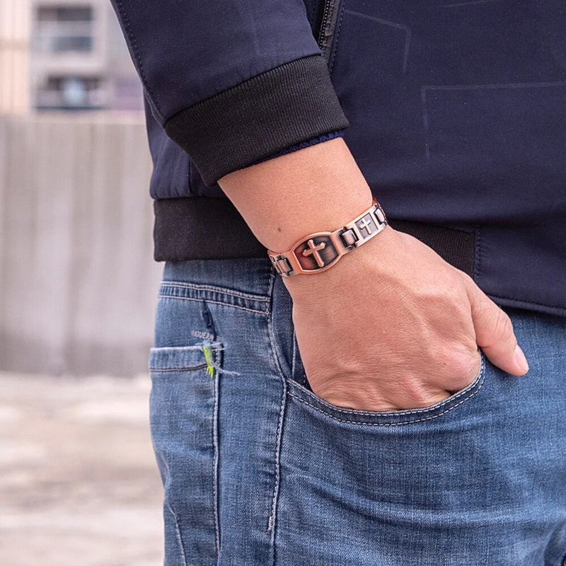 Pulseira Magnética Cruz de Jesus