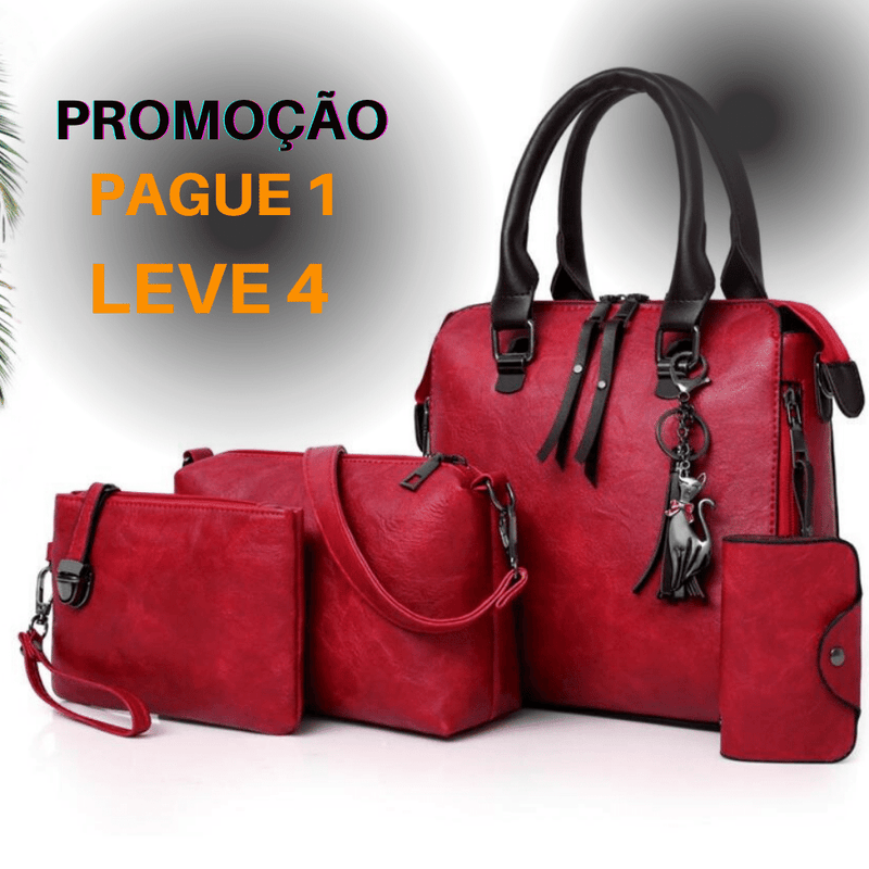 Kit de Bolsas Vera Versátil - Leve 4 de uma só vez