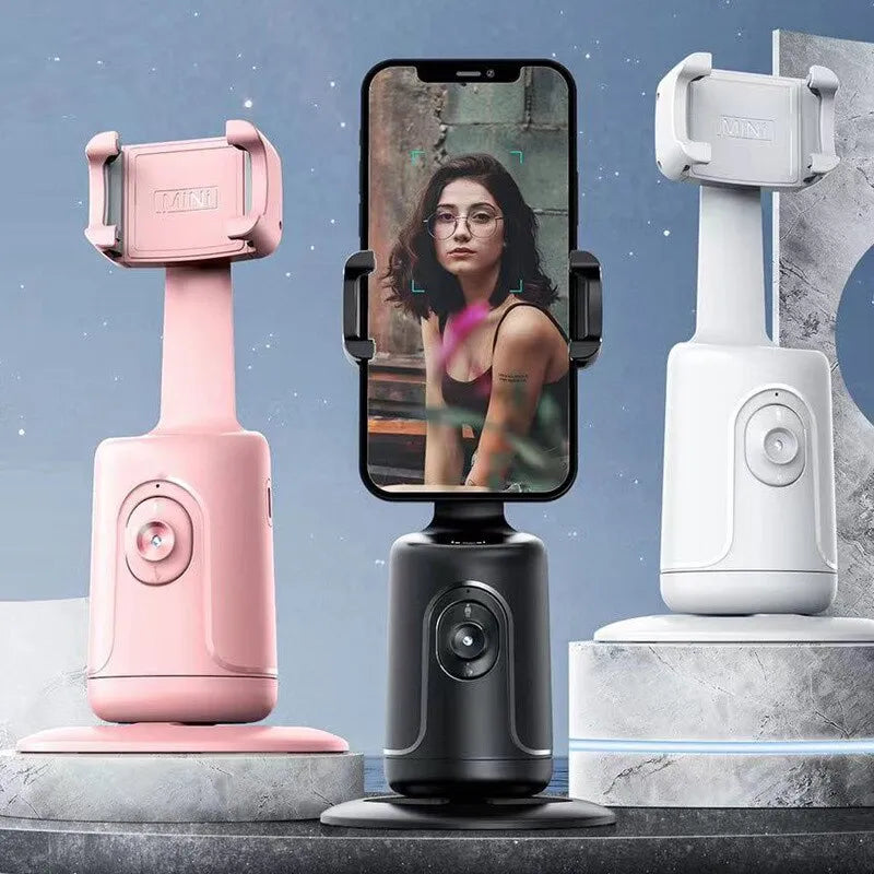 Tripé de Celular com Rastreamento Facial Inteligente 360°