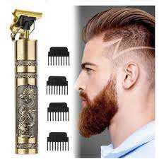 Máquina Profissional de Aparar Barba e Cabelo
